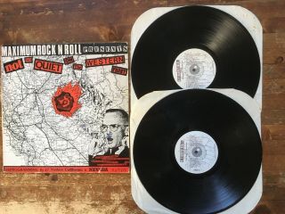 Va - Not So Quiet On The Western Front Double Lp (fang,  Crucifix,  7 Seconds,  Dks