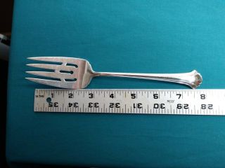 Chippendale By Towle Sterling Silver Cold Meat Fork 8 " 306