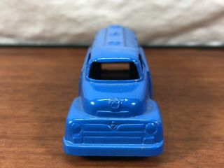 Old House Attic Find Vintage 1950’s Tootsietoy Blue Ford Oil Tanker Truck Toy 4