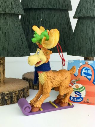 Wubbulous World of Dr.  Suess Jim Henson Thidwick Moose Christmas Ornament 2