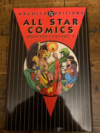 All - Star Comics Archives Vol.  4,  Golden Age Justice Society,  Hc
