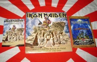 Iron Maiden Somewhere Back In Time 2008 Us/usa Ume 1st 2 Picture Disc Lp,  Japan