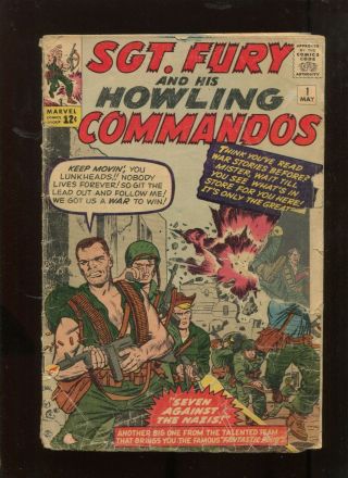 Sgt Fury And His Howling Commandos 1 (1.  8) Key Silver