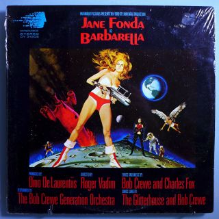 Jane Fonda Barbarella (psych Soundtrack) Ultra - Rare Orig 