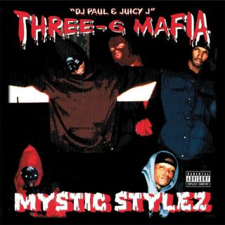 Three - 6 Mafia - Mystic Stylez 2 X Lp - Red Colored Vinyl Album Record 666