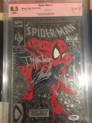Spider - Man 1 (torment 1 Of 5) Signed By Stan Lee And Todd Mcfarlane (cbcs 8.  5)