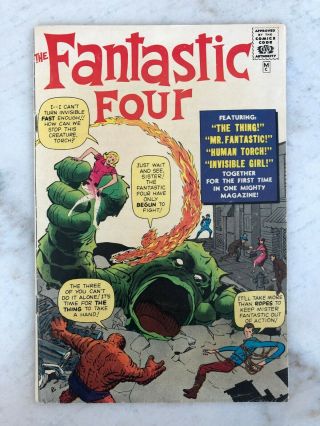 Fantastic Four 1 (1966,  Golden Record Reprint/marvel) -.