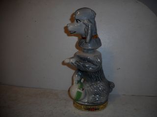 Jim Beam Gray " Penny " Poodle Decanter