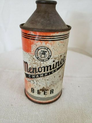 Menominee Champion Light Cone Top Beer Can - 001030