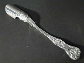 Antique Gorham LAG 1894 Mark Solid Sterling KING GEORGE Soft Cheese SCOOP 8 - 1/2” 4