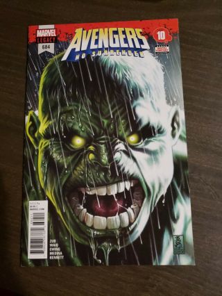 Marvel Avengers 684 No Surrender Part 10 1st Full Immortal Hulk Get It To Cgc