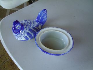 Small Ceramic Hen on Nest 2