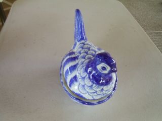 Small Ceramic Hen on Nest 4