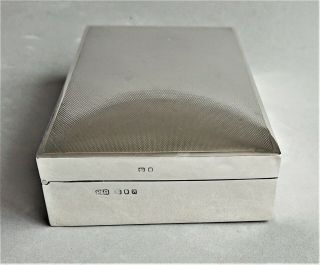 Silver Cigarette Box,  Hallmarked London 1963,  Weight : - 367gms.