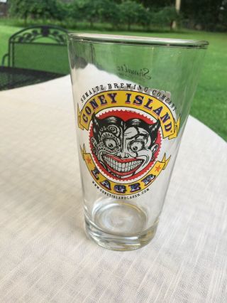 Smaltz Freak Coney Island Lager Beer Glass