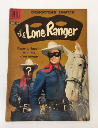 The Lone Ranger 124 - 1958 October - November - Disguise Issue - Dell Comics