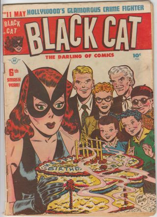 Black Cat - Crime Fighter - May 1948 No.  11