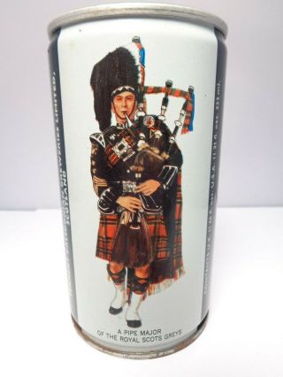 Piper Extra Export Pipe Major Of The Royal Scot Greys Flat Top 333ml Beer Can 1