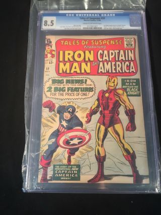 Tales Of Suspense 59 Cgc 8.  5 1st Solo Captain America Story