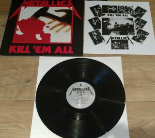 Metallica Kill Em All 180g Remaster Vinyl Lp From Deluxe Box Set Blackened