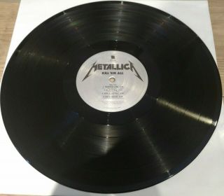 Metallica Kill em All 180G Remaster Vinyl LP from Deluxe Box Set Blackened 3