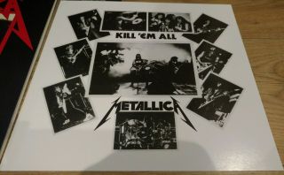 Metallica Kill em All 180G Remaster Vinyl LP from Deluxe Box Set Blackened 5