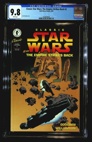 Classic Star Wars: The Empire Strikes Back 2 Cgc 9.  8 Kennedy,  Prestige Format