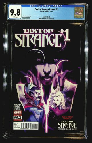 Doctor Strange Annual 1 (2016) Cgc 9.  8 Immonen,  Romero,  Forbes