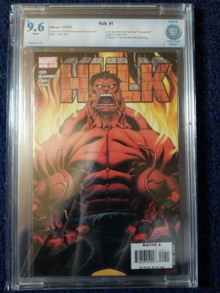 Red Hulk 1 Cbcs/cgc 1st Appearance Of Red Hulk