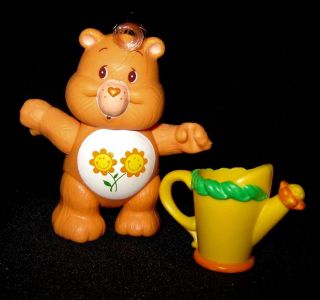 Vintage Poseable Friend Care Bear Friendly Sprinkler Accessory 3.  5 " Pvc Figure
