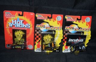 3 Racing Champions Hot Tracks Die Cast " Rob Zombie Incubus 1/64 2001