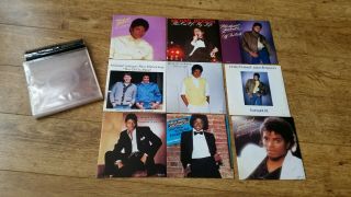 Michael Jackson 9 Singles Pack Limited Edition Uk Red Vinyl Rare