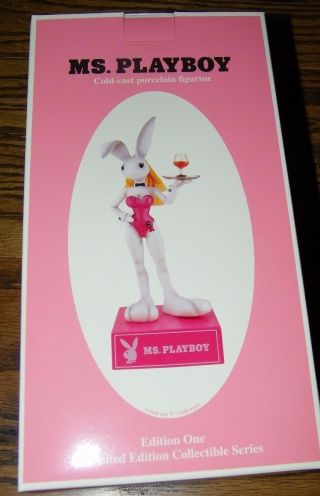 Ms.  Playboy Cold Cast Porcelain Figurine Edition One Limited Edition Collectible