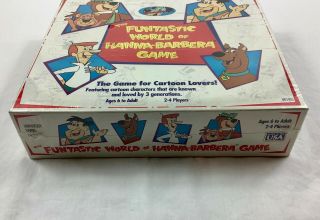 Vtg The Funtastic World of Hanna - Barbera Game 1993 Complete University Games 2