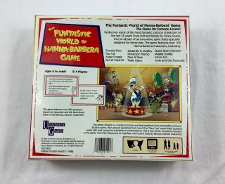 Vtg The Funtastic World of Hanna - Barbera Game 1993 Complete University Games 3
