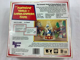 Vtg The Funtastic World of Hanna - Barbera Game 1993 Complete University Games 4