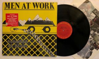Men At Work - Business As Usual - 1981 Us 1st Press (nm) In Shrink Hype Sticker