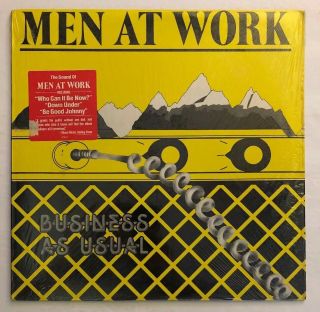Men At Work - Business As Usual - 1981 US 1st Press (NM) In Shrink Hype Sticker 2