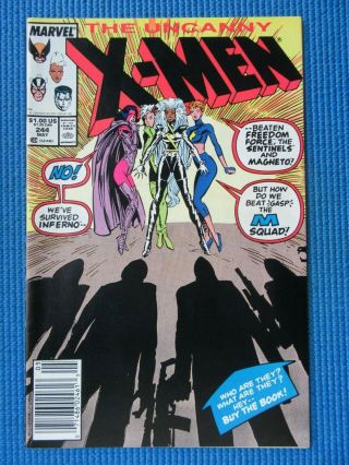 Uncanny X - Men 244 - (vf/nm) - 1st App Of Jubilee - Colossus,  Wolverine,  Cyclops
