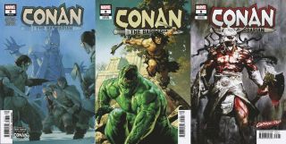 Conan The Barbarian 8 1:25,  Carnage - Ized Variant Set Saiz Marvel Comic 7/31