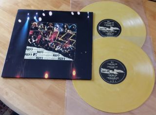 Kiss - Unplugged - 2 × Vinyl,  Lp,  Album,  Limited Edition,  Yellow Marble,  Poster