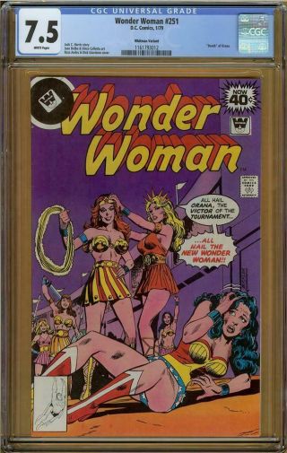 Wonder Woman 251 Cgc 7.  5 Whitman Variant