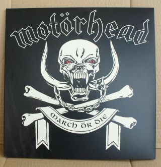 Motorhead ‎– March Or Die,  2012,  Reissue,  180g,  Vinyl,  Lp,  Gatefold,  Nm/nm,  Bobv320lp