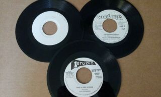 AL CAMPBELL - TAKE A RIDE / BURNING SPEAR / WILLIE WILLIAMS (3 x STUDIO ONE 7 