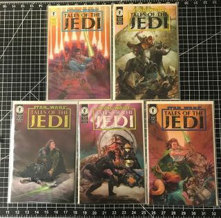Star Wars: Tales Of The Jedi (complete 1993 Dark Horse Series) 1 - 5 Nos