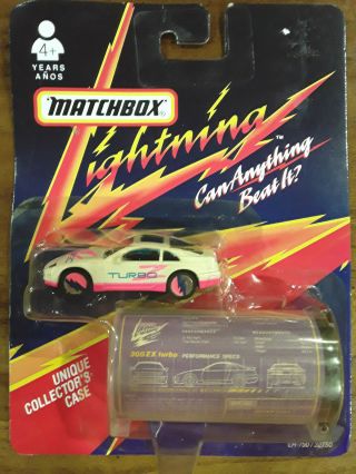 Moc Rare 1991 Matchbox Lightning Nissan 300zx Turbo Z White