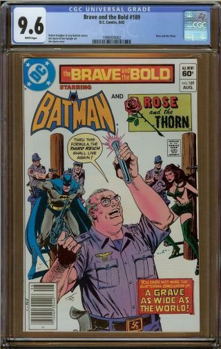 Brave And The Bold 189 Cgc 9.  6 Rose & Thorn