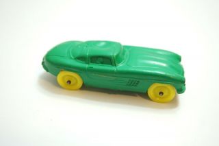 Vintage Auburn Rubber Co Green 1955 Mercedes Gullwing 300slr Coupe Yellow Wheels