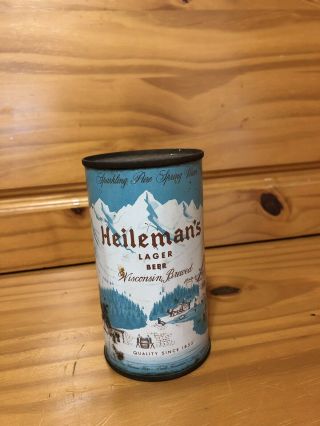 Vintage Heileman’s Lager Beer Can Flat Top