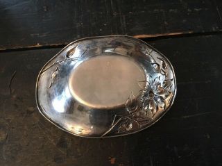 ANTIQUE ART NOUVEAU STERLING SILVER PIN TRAY MARKED C2891 NO MONOGRAM 143g 5